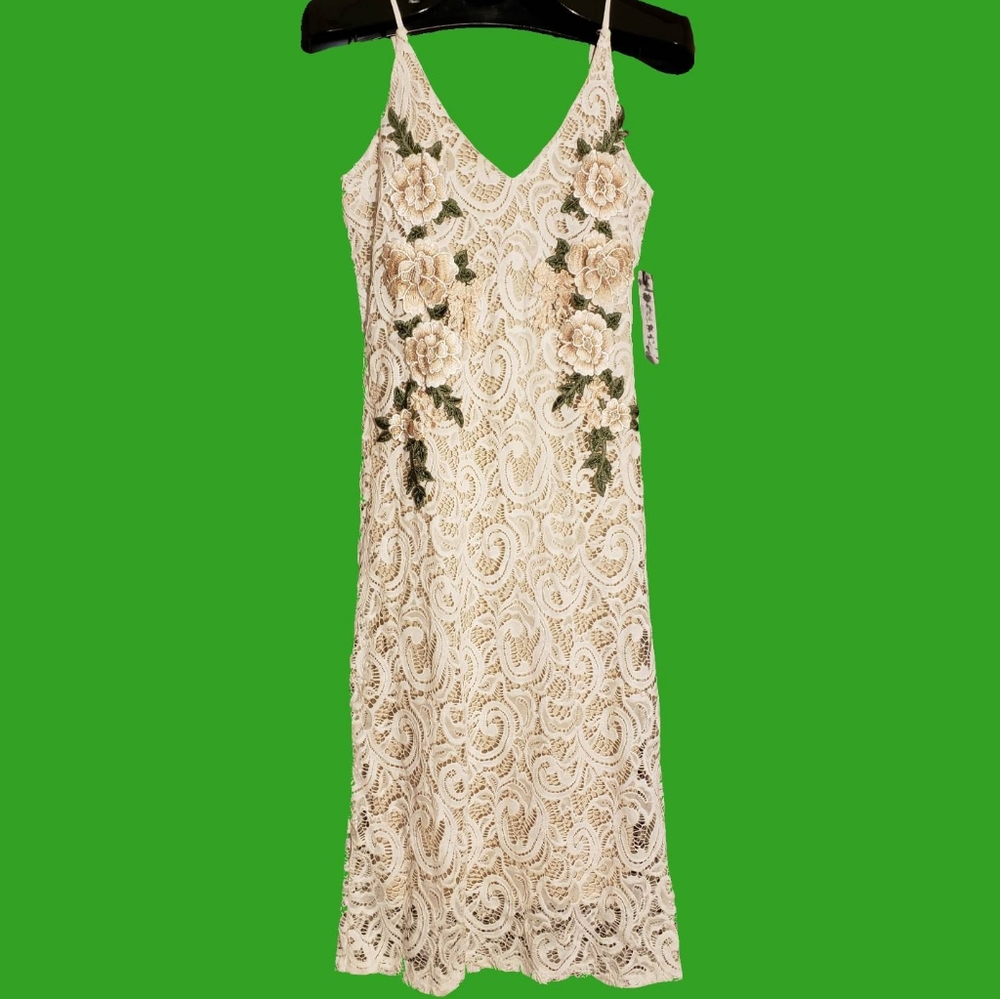 Love Fast Live Hard Lace Spaghetti Strap Dress